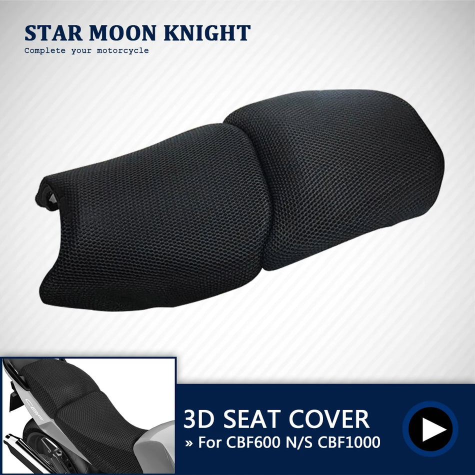 Potah sedadla Honda CBF600 S / CBF1000 s protiskluzovou 3D síťovinou, vyrobený z odolné nylonové tkaniny