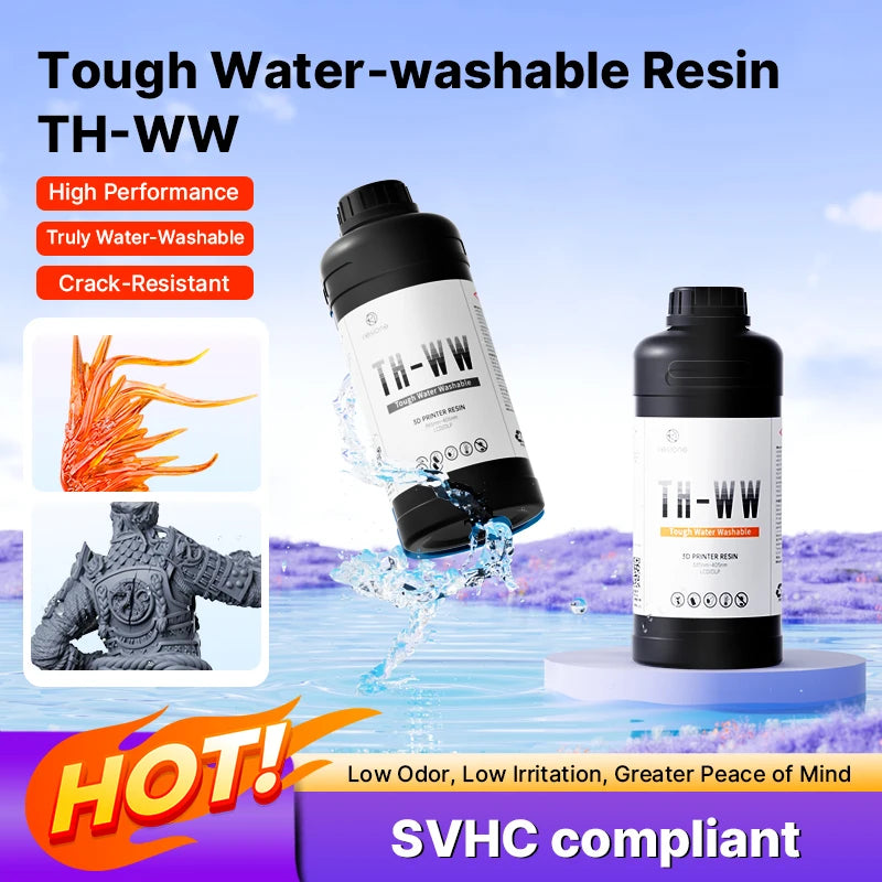 Rășină rezistentă 4K 8K lavabilă cu apă pentru imprimante LCD și DLP, contracție redusă