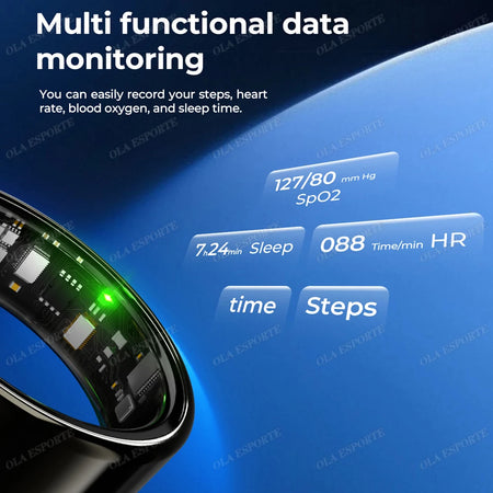 For Xiaomi Smart Ring - Bluetooth Heart Rate &amp; Blood Oxygen Monitor
