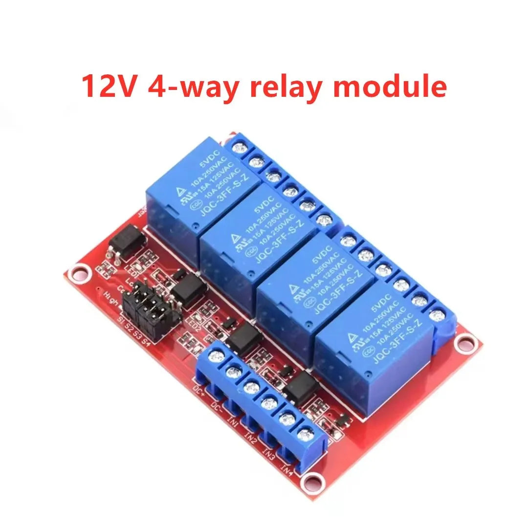 1-5Pcs DC Relay Module &ndash; Wide Voltage Compatibility for Arduino 12V 4 channel