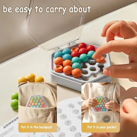 Smart 3D Bead Puzzle Strategy &ndash; Brain Game Challenge