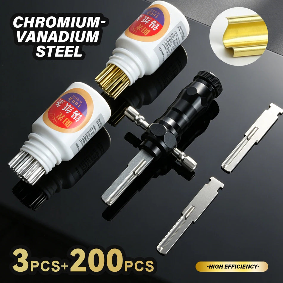 Kit de Formação de Chaveiro com Tiras de Papel Alumínio e Ferramentas Estilo Speed Storm
