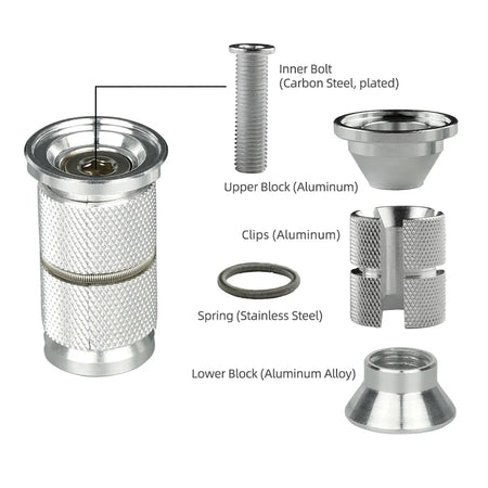 DEEMOUNT Bicycle Carbon Fork Steerer Headset Plug &ndash; Robust and Durable Expansion Anchor