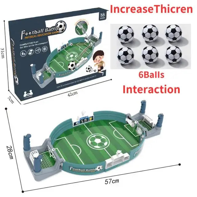 Soccer Table Football Board Game &ndash; Family Fun For All Ages Large 6 balls