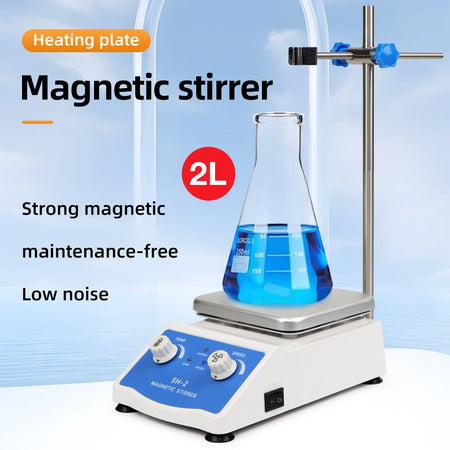 SH-2 Laboratory Magnetic Stirrer &ndash; Digital LCD Display