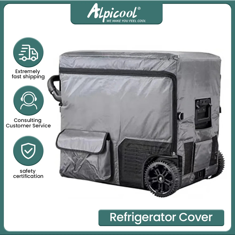 Alpicool Outdoor Refrigerator Insulation Cover for C25-C75L, T36-T60L, CF45L, CF55L, MK18L, MK25L Series - Travel Ready
