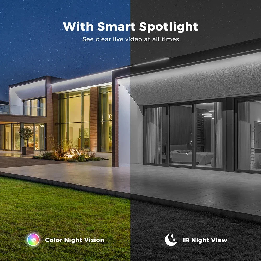 V380Pro 4G Sim Camera - 12MP 6K Tri-Lens Night Vision PTZ Surveillance