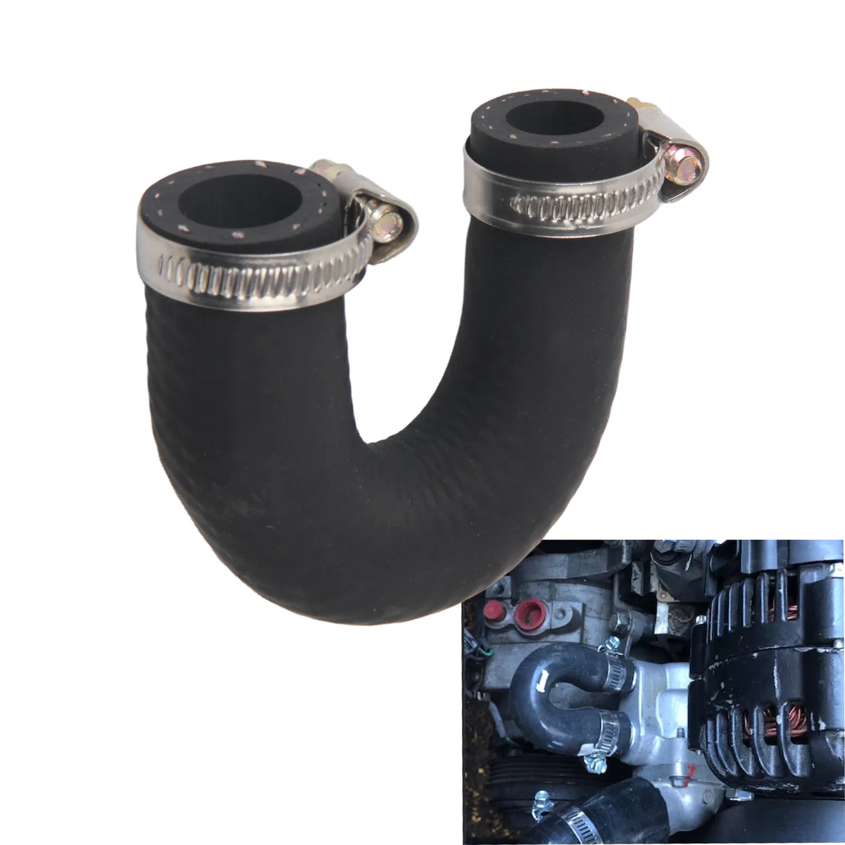 Coolant Crossover Hose EPDM Rubber For Chevrolet LS LT Gen 3 4 5 by InterCyprus Trading Ltd