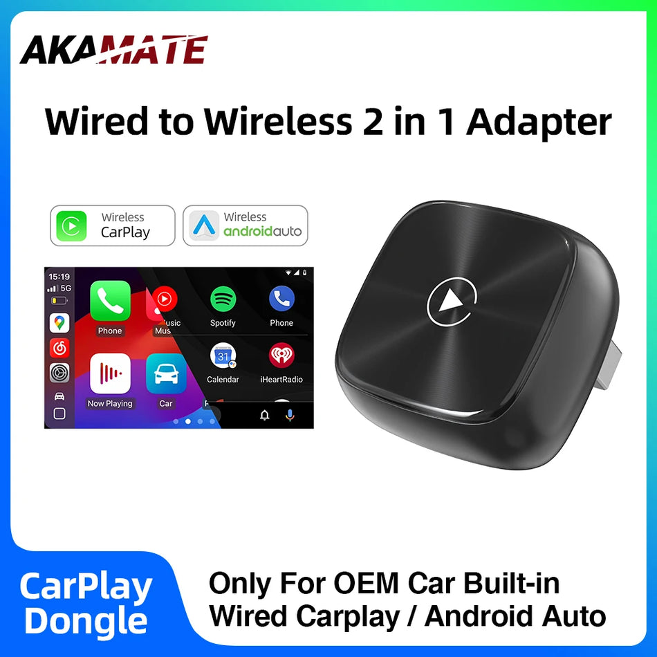 2 In 1 Wireless CarPlay Dongle &ndash; Plug And Play Wireless