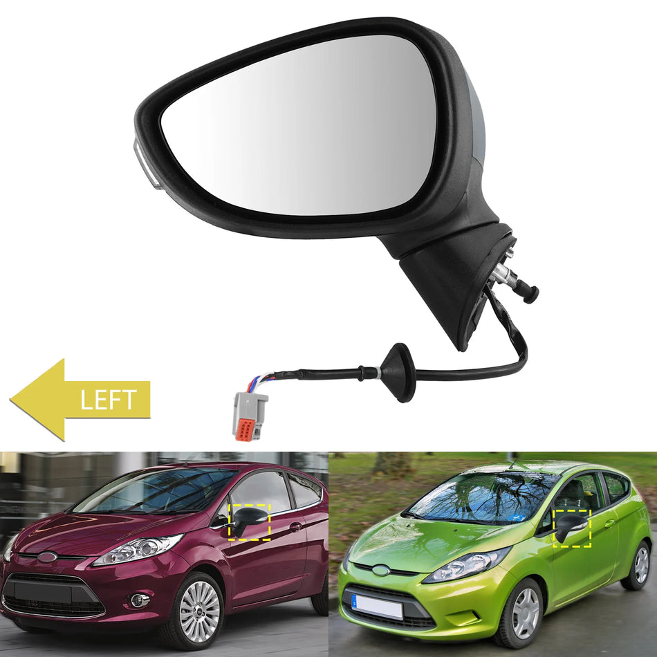 Lewa podgrzewana elektryczna lusterko boczne do Forda Fiesty MK7 2008-2012