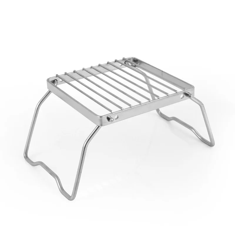 Outdoor Stainless Steel Stove Holder &ndash; Durable Portable Cooking Solution 26x15x12cm