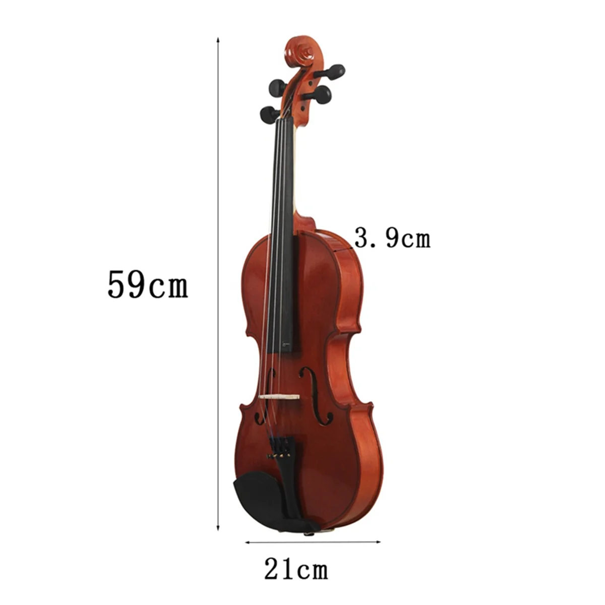 4/4 Violin With Case And Bow &ndash; Great For Beginners