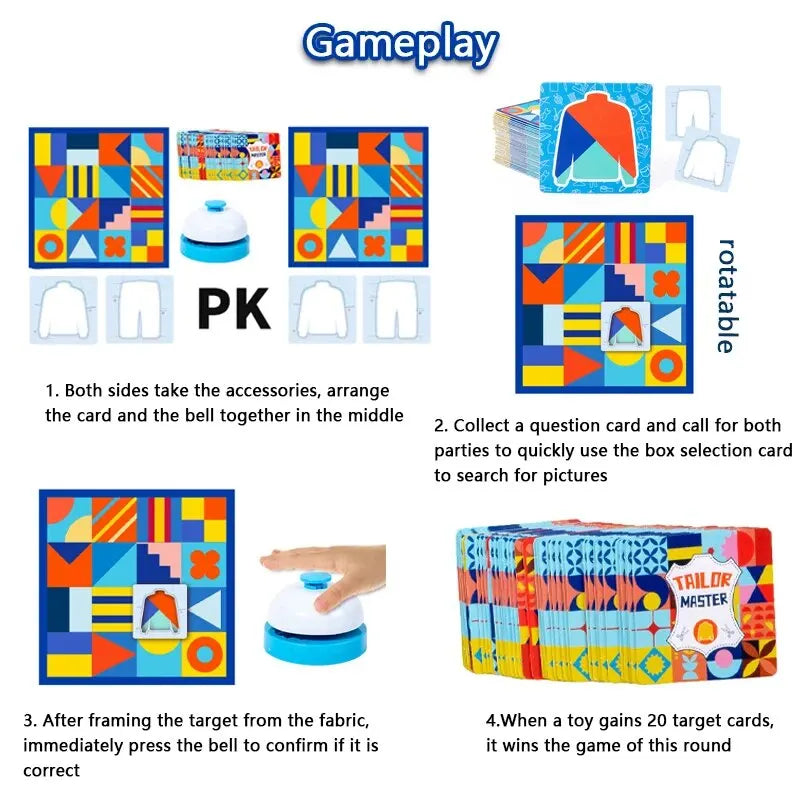 Kids Montessori Board Game &ndash; Color And Shape Matching