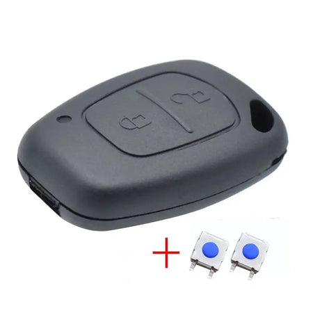For Renault Kangoo Traffic Master Nissan Interstar Primastar Opel Vivaro Movano 2004 – 2009 Remote Key Case +2 Button Pad Switch by InterCyprus Trading Ltd