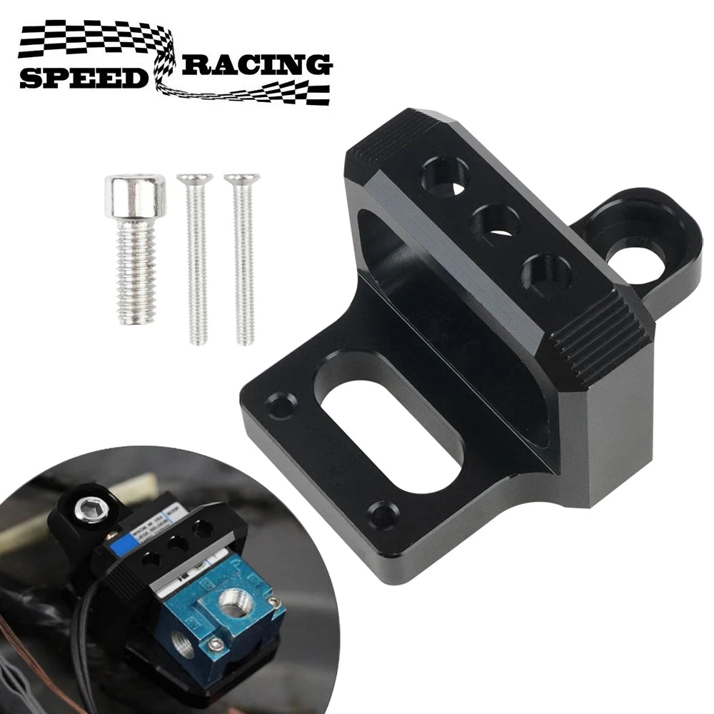 Universal Solenoid Valve Mount Holder Bracket 3 Port for Mac AEM Boost Controller For 94-01 Acura Integra For 92-95 Honda Civic by InterCyprus Trading Ltd