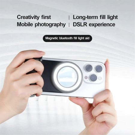 BBC-9 Magnetic Grip - Fill Light Selfie Stabilizer Pro