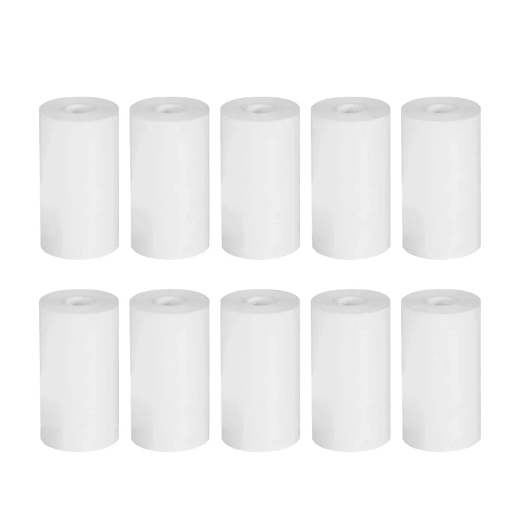 10 Rolls White Thermal Paper for Kids Cameras 10 Thermal Paper