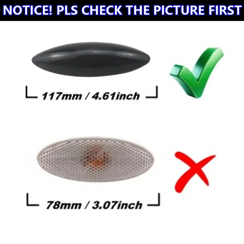 1pair Car Side Marker Light Fender Repeater Lamp Indicator For TOYOTA Echo Vitz Yaris Hatchback 1999-2005 Turn Signal Lamp by InterCyprus Trading Ltd