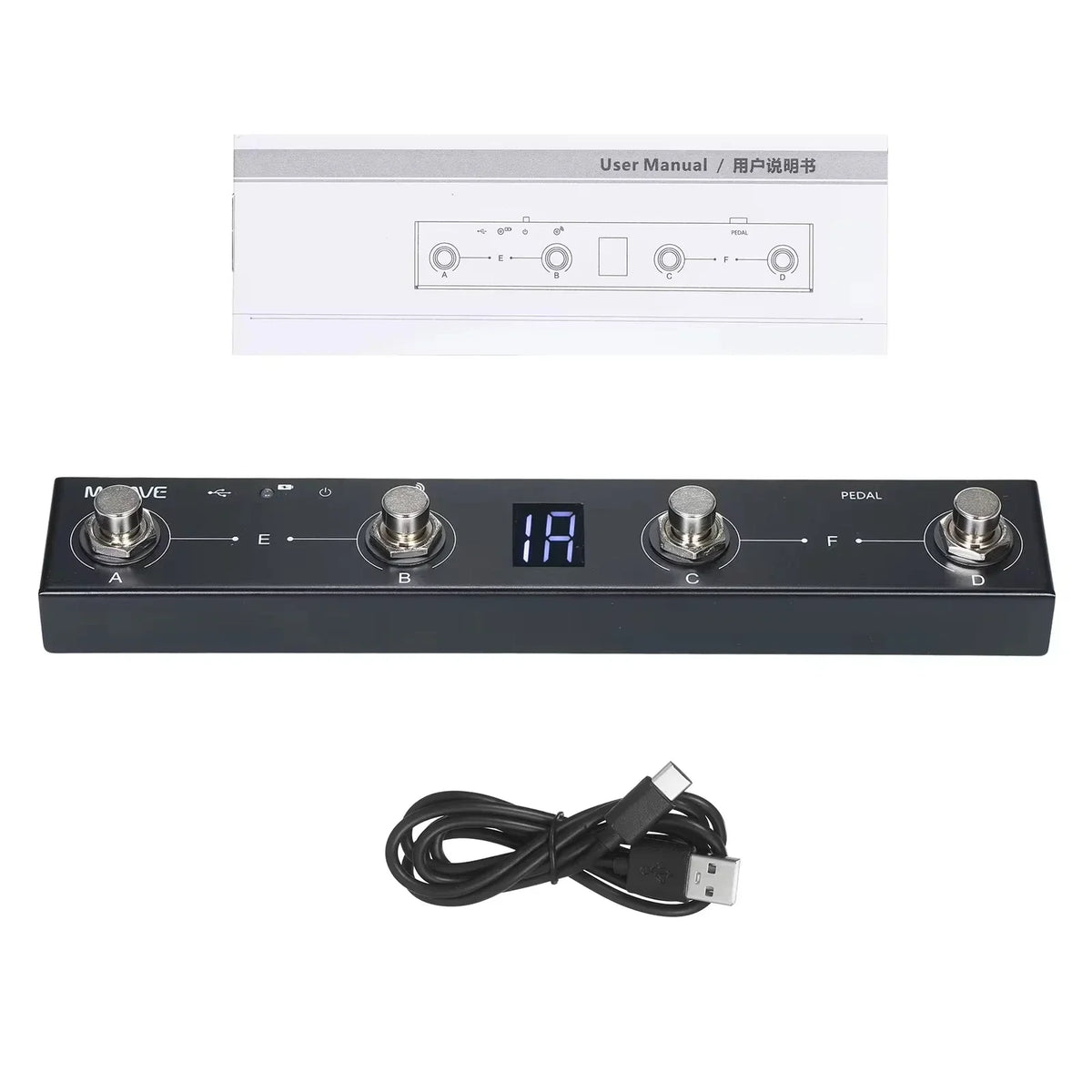 M-VAVE Chocolate MIDI Controller BT &ndash; Wireless App Control black