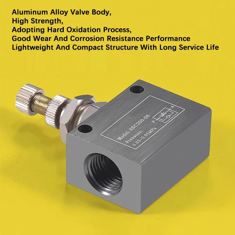 ASC100 Pneumatic Throttle Valve &ndash; Adjustable Flow Rate