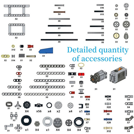 STEM 9686 Technical Parts Kit &ndash; Interactive Learning Experience for Kids