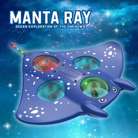 RC Manta Foam Glider &ndash; LED Night Flight Lights for Kids
