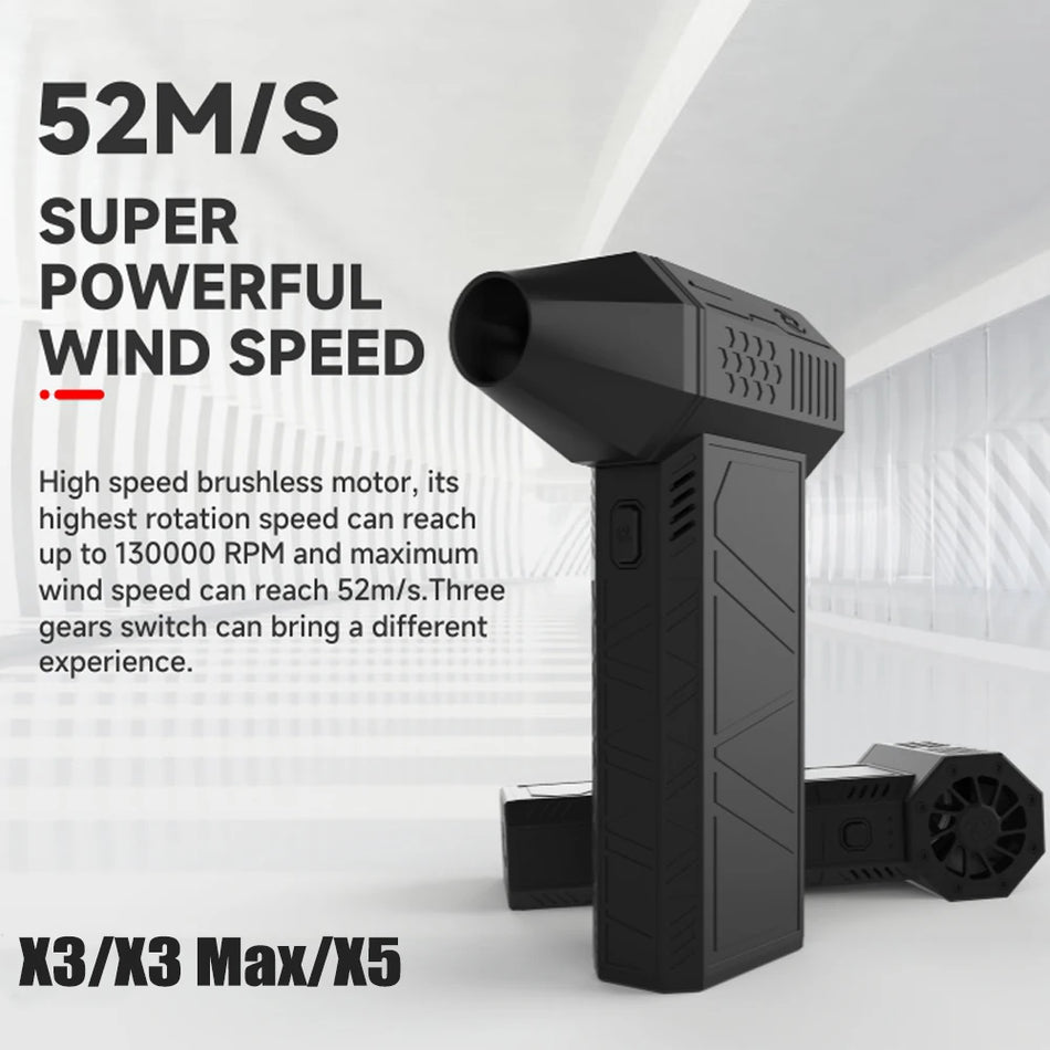 High Power 130000RPM Turbofan Brushless Handheld Air Blower