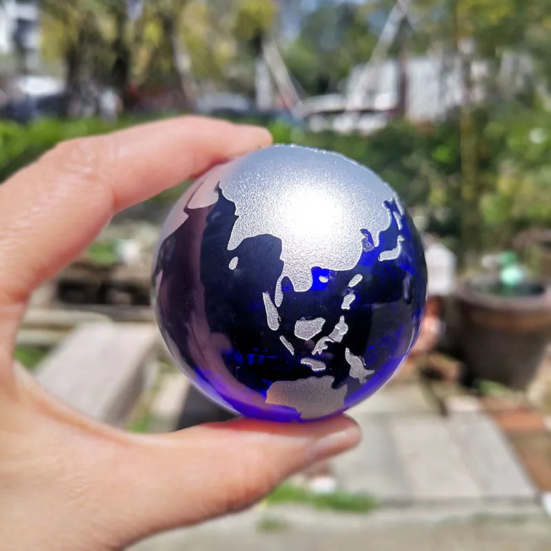 6cm Crystal Earth Ball with Base &ndash; Feng Shui Desk Decor only ball 1 / 60mm