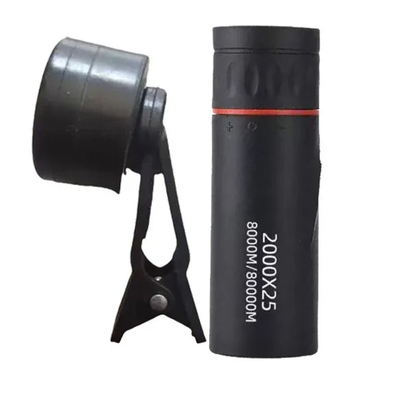 NoEnName_Null 2000X25 HD Monocular Telescope - Compact &amp; Versatile for Outdoor Adventures With phone clip
