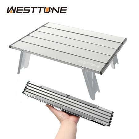 WESTTUNE Mini Camping Table &ndash; Ultralight Rollup Table