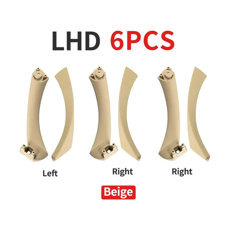 LHD RHD Beige Black Gray Interior Door Pull Handle Set Replacement For BMW 3 Series E90 E91 E92 316 318 320 325 328i 2004-2012 by InterCyprus Trading Ltd
