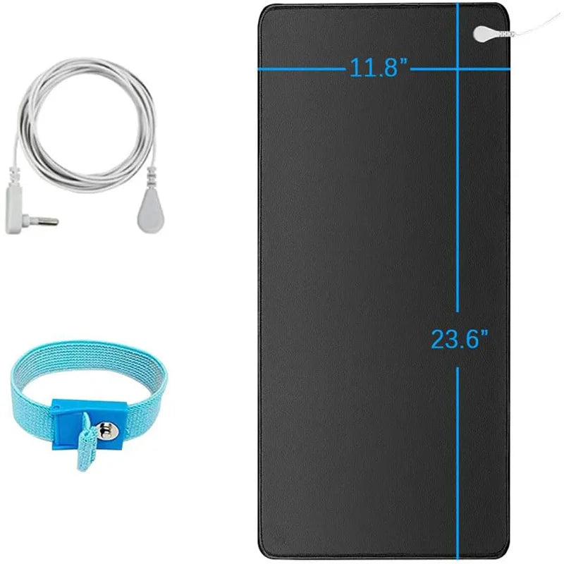 Grounding Mat ZT-5656 &ndash; Relieve Anxiety And Sleep Better Black   30x60cm / AU