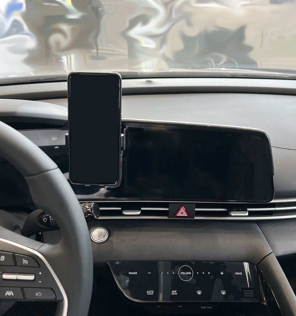 Hyundai Elantra CN7 Trådlös Laddning Bil Telefonhållare