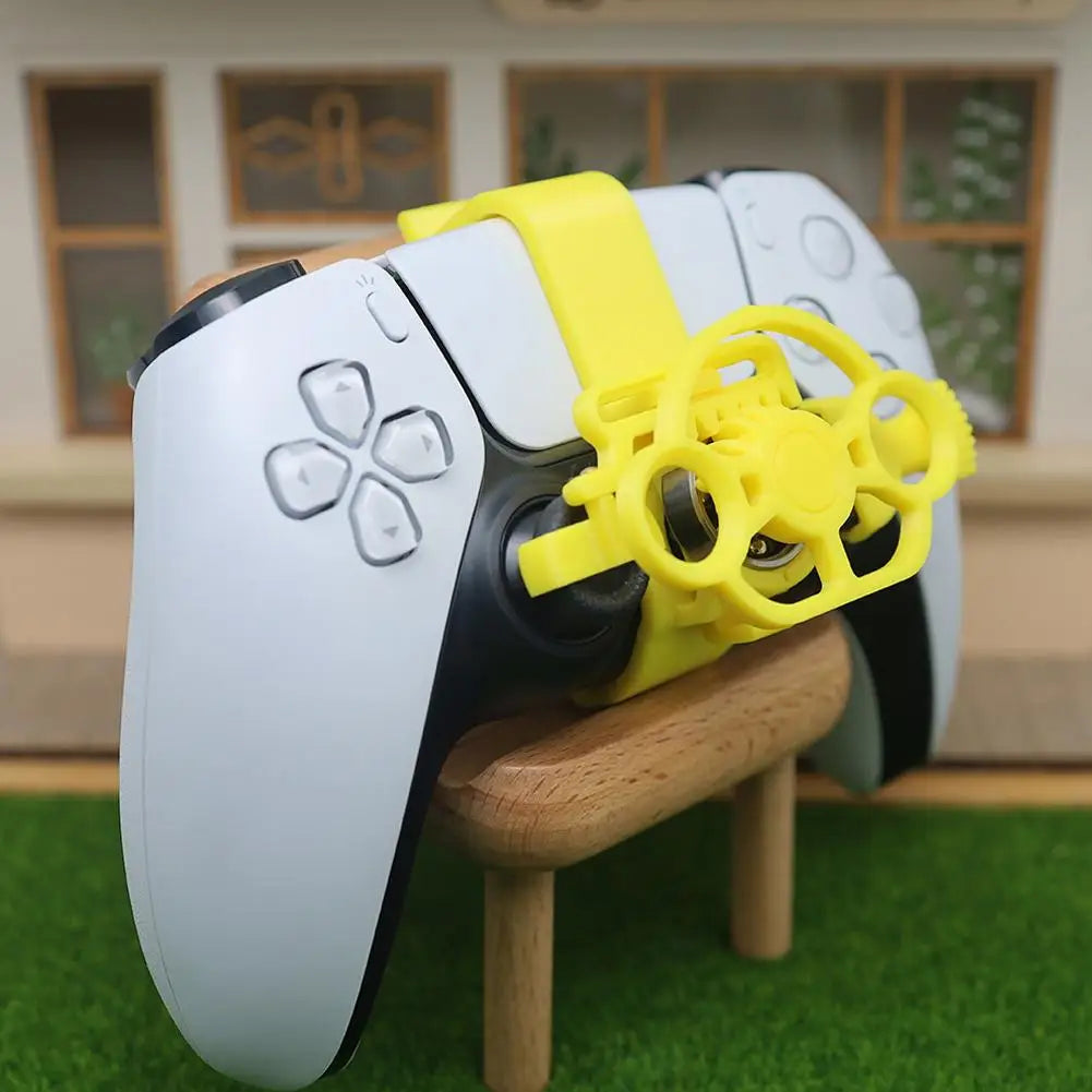 Game Console Steering Wheel Handle For PS5 &ndash; Enhanced Simulated Driving Experience CN / silver