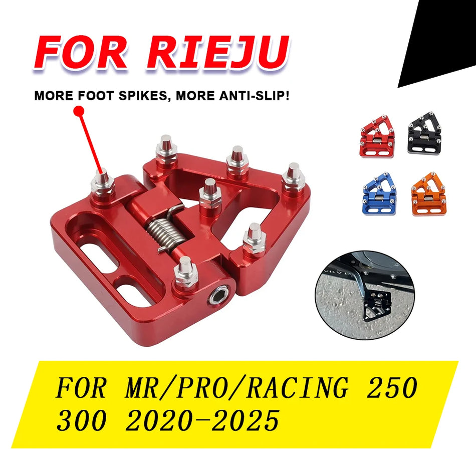 Rieju MR PRO 250 Πτυσσόμενη Πλάκα Πεντάλ Πίσω Φρένου από Ανοξείδωτο Ατσάλι