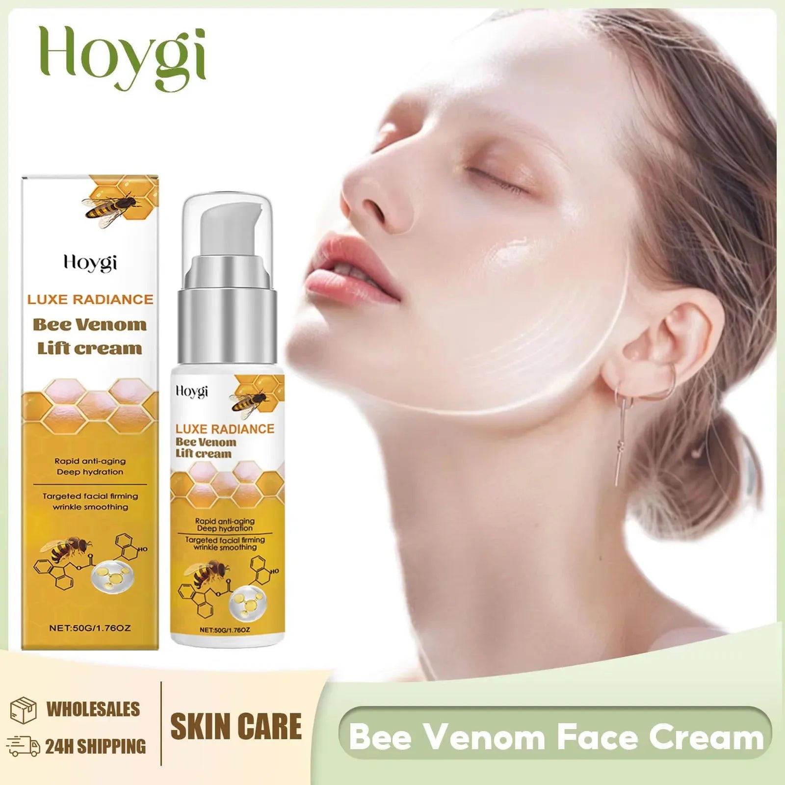 Hoygi Bee Venom Cream &ndash; Wrinkle Removal and Skin Firming