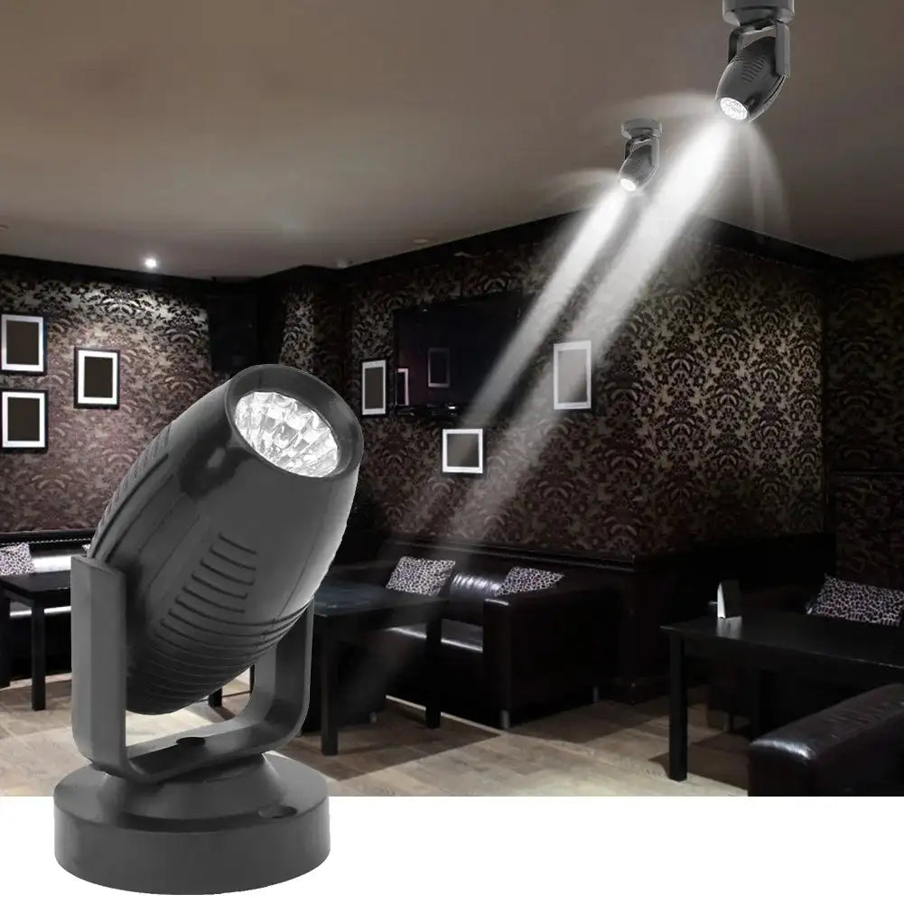 Rotating Disco Spot Lights RGB LED With Remote Control