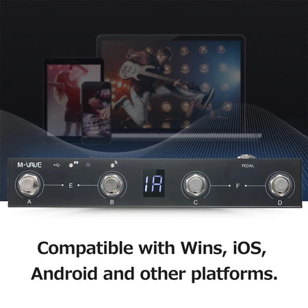 M-VAVE Wireless MIDI Controller &ndash; App Controlled Foot Pedal