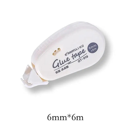 6m x 6mm Double Sided Adhesive Dots Tape for Scrapbooking, Collage &amp; DIY Projects White