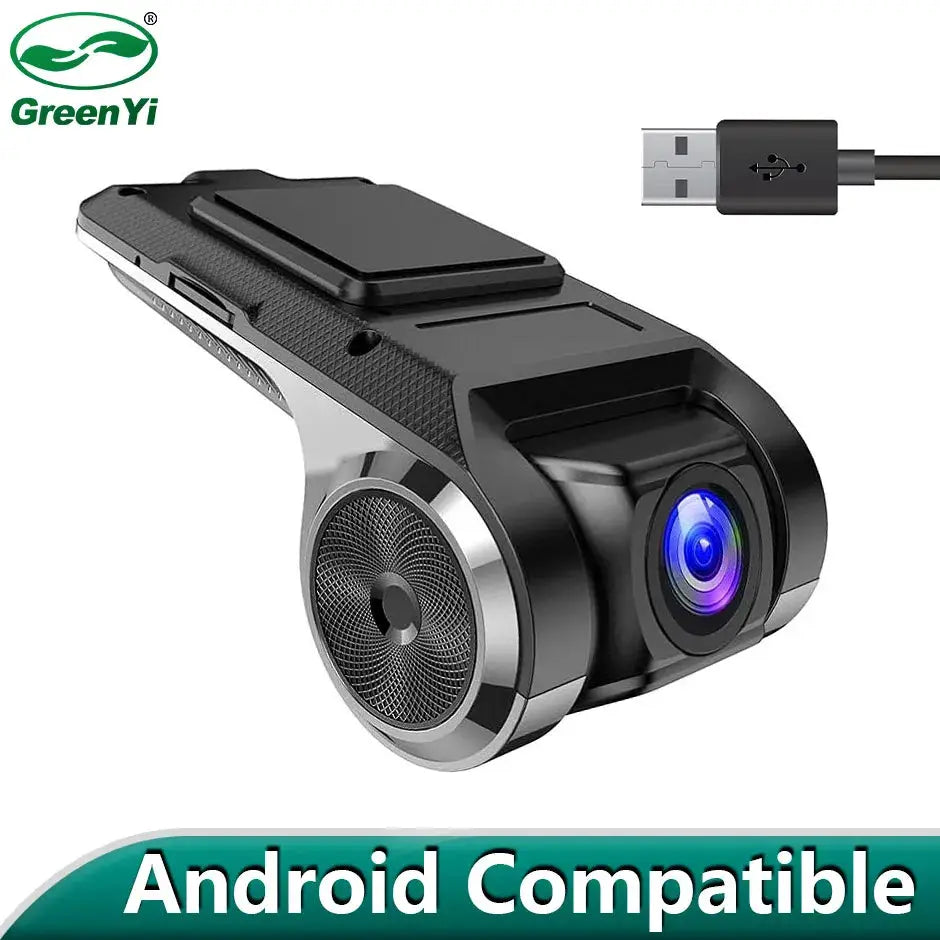 GreenYi 1080P ADAS USB DVR Camera For Car DVD Android Player Dash Cam Full HD Navigation Head Unit Easy To Install by InterCyprus Trading Ltd