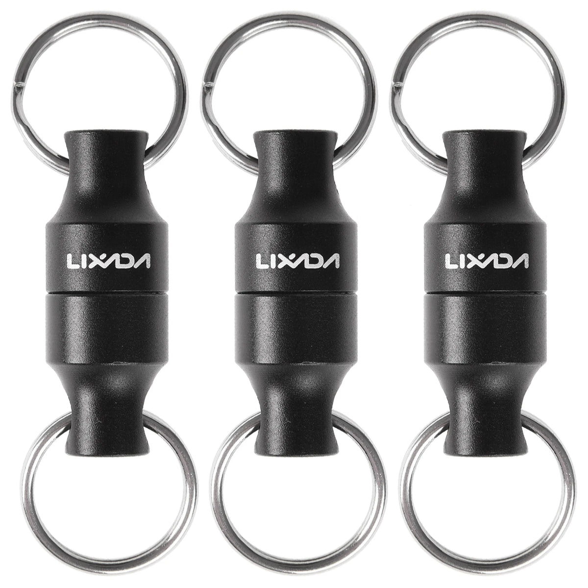 Lixada Fly Fishing Magnetic Net Release Holder &ndash; Clip black 3pcs