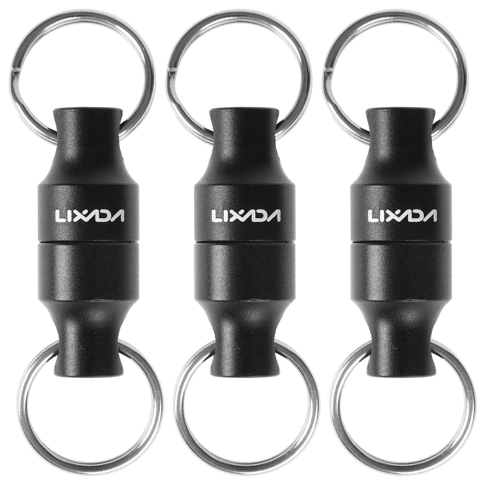 Lixada Fly Fishing Magnetic Net Release Holder &ndash; Clip black 3pcs
