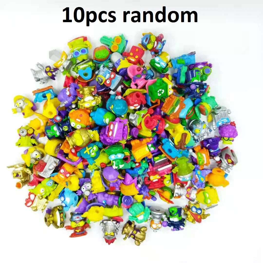 Superzings Piratix 2-4CM Figures No Repeat - Collectible 10pcs no repeat