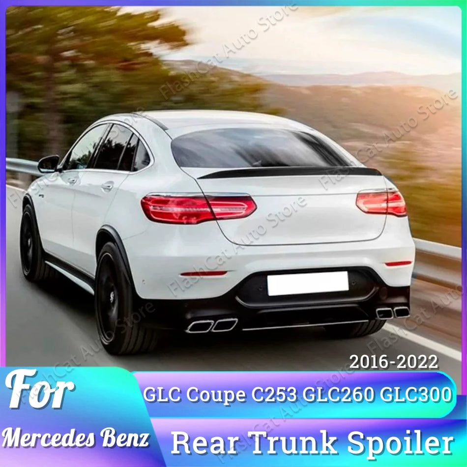Spoiler posteriore in carbonio look Mercedes GLC Coupe 2016 2022