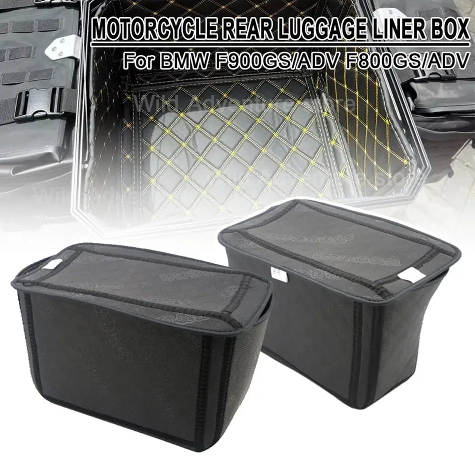 Motorcycle F900GS Rear Luggage Liner Box Case Inner Container Bag Cover Saddlebag For BMW F800GS F 900GS 800GS ADV 2024-25 2026 by InterCyprus Trading Ltd