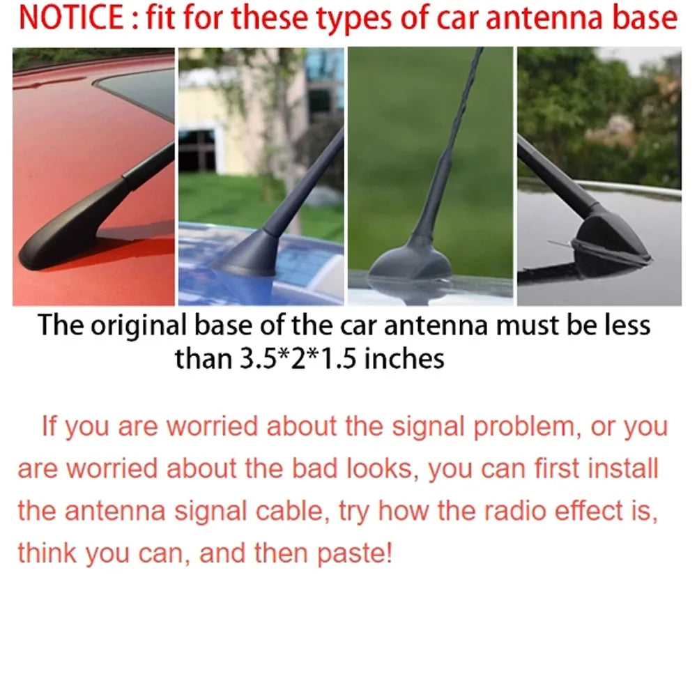 Universal Shark Fin Antenna &ndash; Enhanced FM Radio Signal Quality