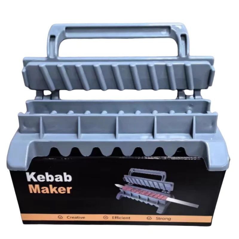 Kebab Maker Mould - Manual BBQ Skewer Tool for Perfect Kabobs As Picture 1