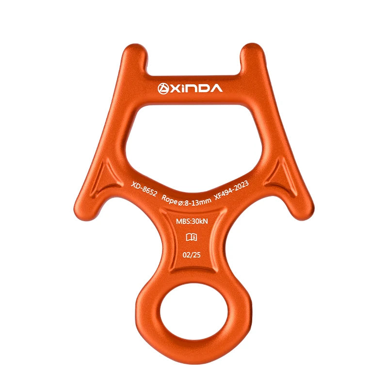 Xinda XD8652 Rock Climbing Descender - 30KN Tensile