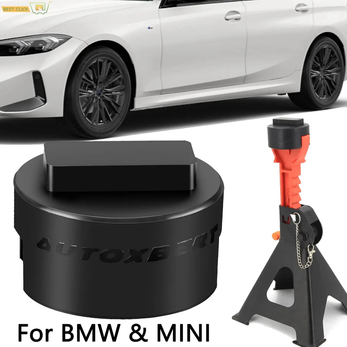 Car Lifting Jack & Jack Stand Adapter Repair Tool Frame Protector For BMW 1 3 4 5 Series Lifting Wear-resistant Support Chassis by InterCyprus Trading Ltd