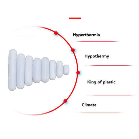 PTFE Magnetic Stir Bar Set 10mm-40mm &ndash; Erosion Resistant